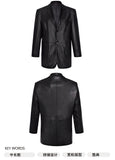 Loose padded leather suit