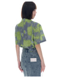 Tie dyed short sleeve loose shirt