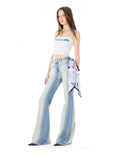 Rivet high waist washed jeans