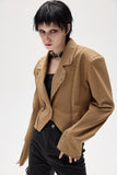 Small brown suit jacket