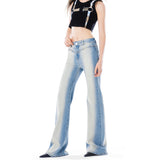 Rivet high waist washed jeans