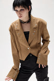 Small brown suit jacket