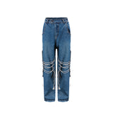 Draw-rope Jeans