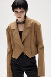 Small brown suit jacket