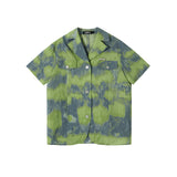 Tie dyed short sleeve loose shirt