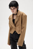 Small brown suit jacket